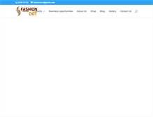Tablet Screenshot of fashiondot.in